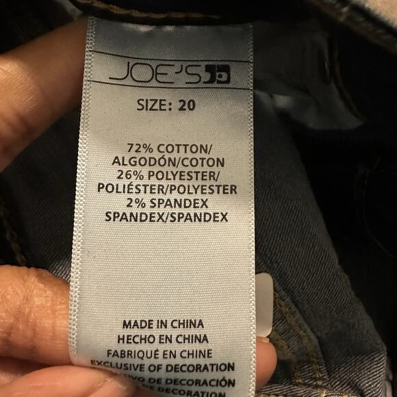 Joe's Women 20 The Brixton Straight Narrow Mid Rise Stretch Dark wash Blue NWT - Picture 5 of 8